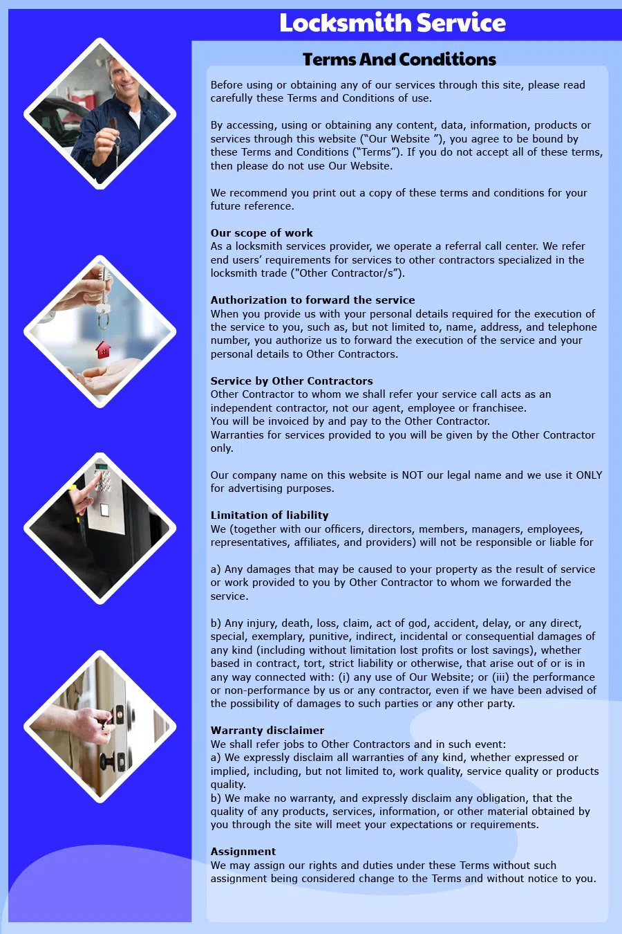 Express Locksmith Store Milwaukee, WI 414-434-7140 - TermsAndCondition-15